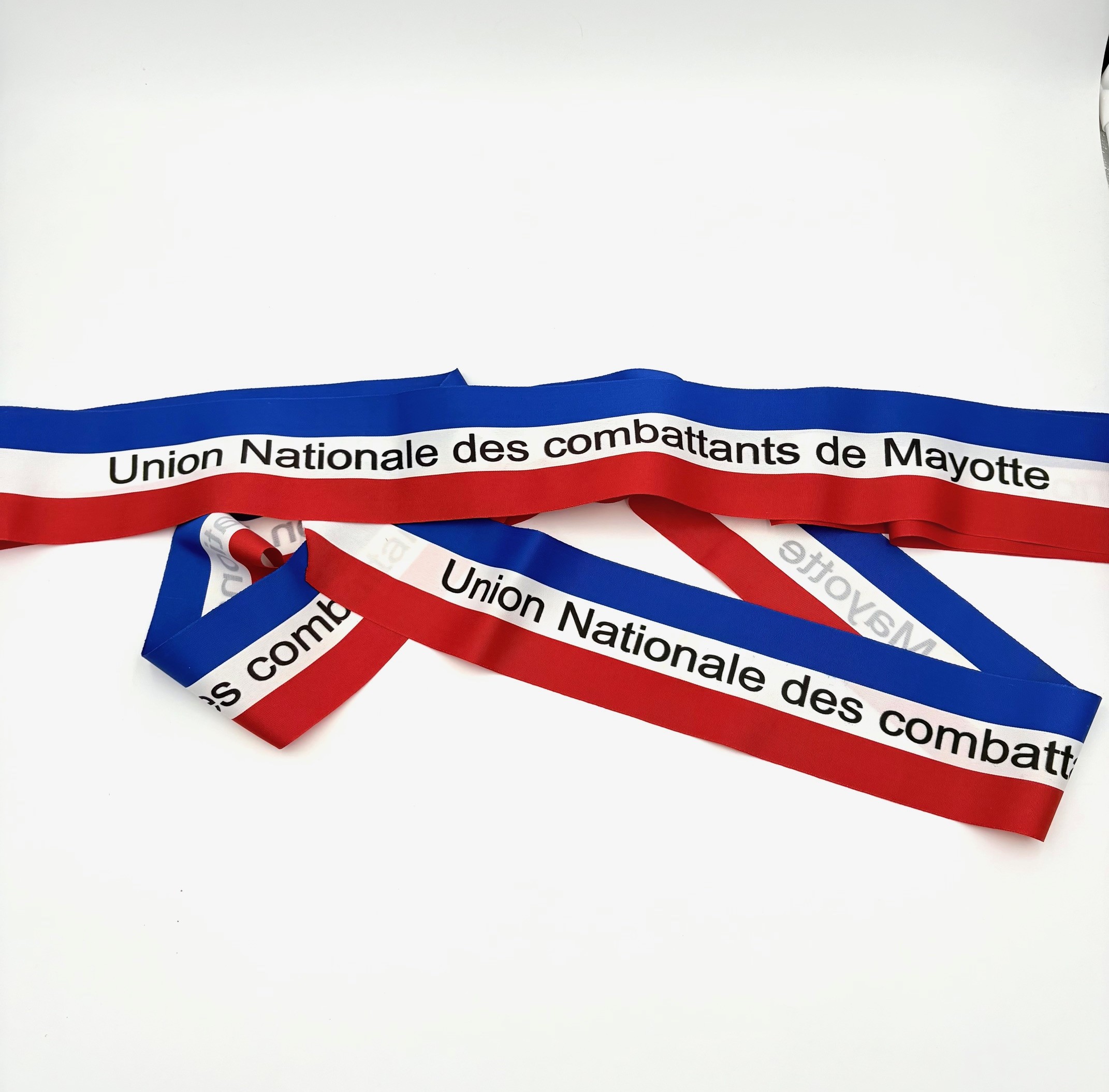 ruban événementiel bleu blanc rouge